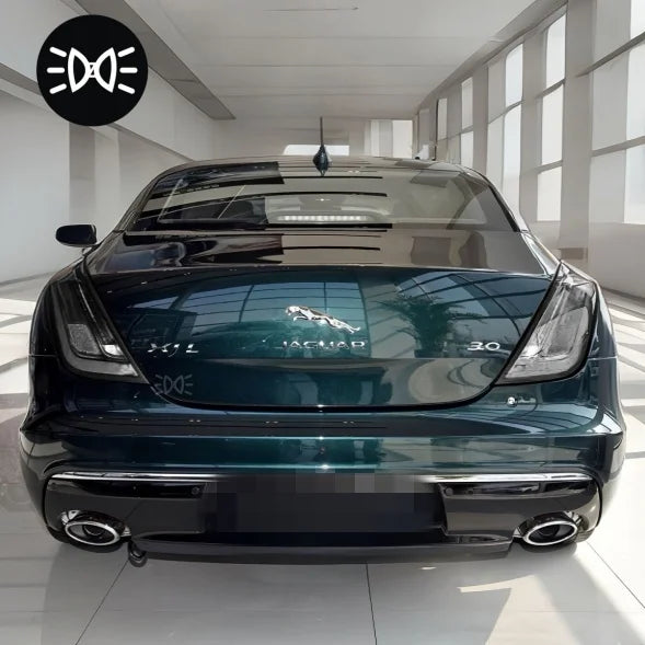 ZWENJIN Transparent Black Taillights for Jaguar XJL - Fully Functional, Plug and Play
