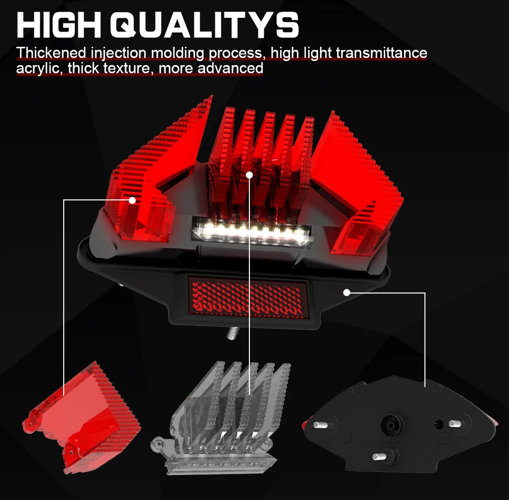 LED Motorcycle Tail Light for BMW F650GS, F800 &amp; R1200GS Adventure