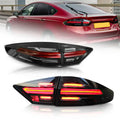 LED Tail Lights for Ford Fusion & Mondeo 2013-2016 – Smoked Rear Lamps with Startup Animation