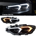 Car Lights Assembly DRL High Low Beam Plug and Play Front Head Lamp Upgrade LED Headlight for BMW 3 Series F30 F31 F35 2012-2019