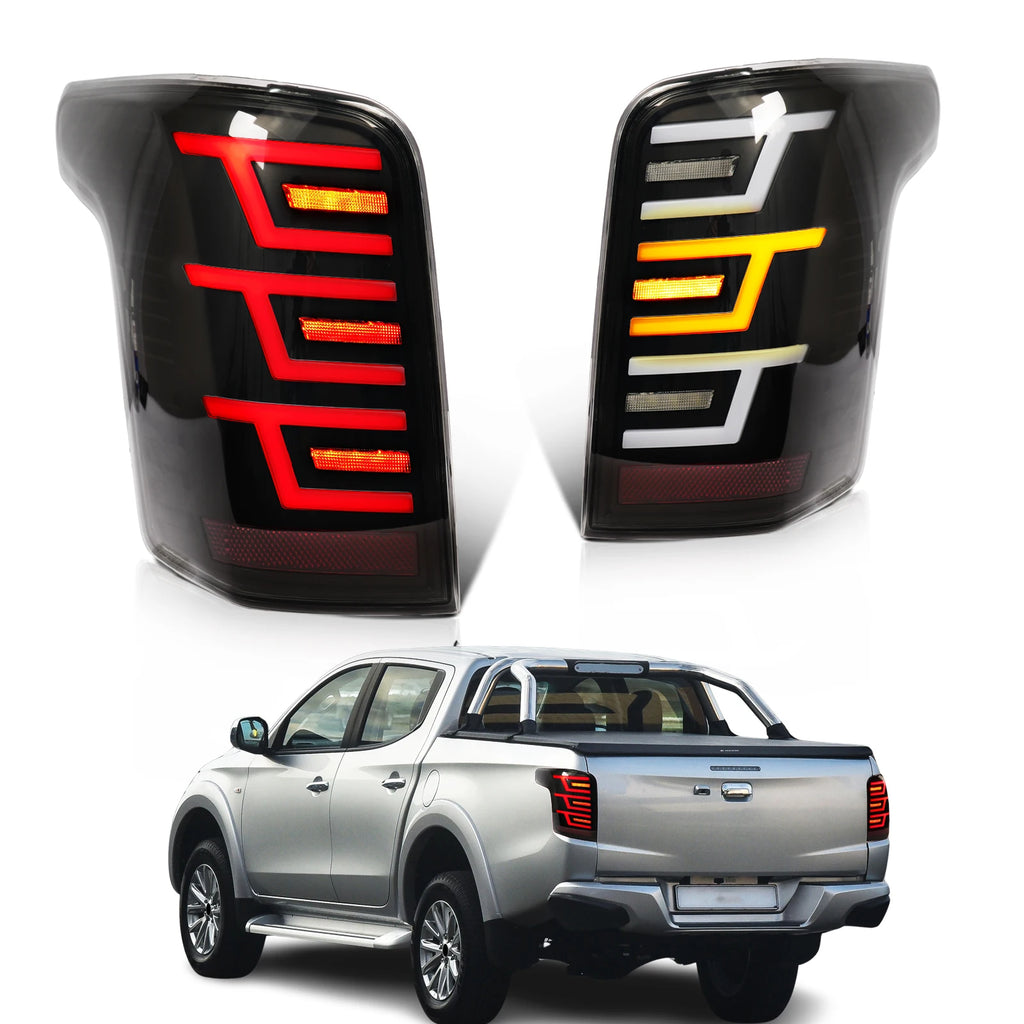 LED Tail Lights for Mitsubishi Triton L200, Fiat Fullback &amp; RAM 1200 (2014-2018)