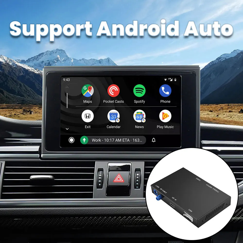 Wireless CarPlay &amp; Android Auto Interface Box for Audi