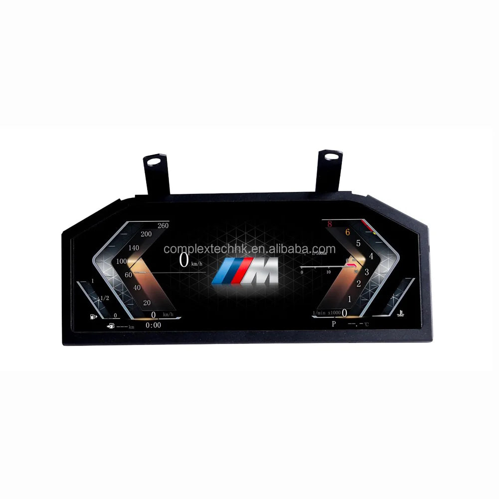 21" Dual Screen Android Car Radio And 12.3"  Carplay Cluster Instrument Dashboard For BMW X5 X6 E70 E71 CIC 2007-2013
