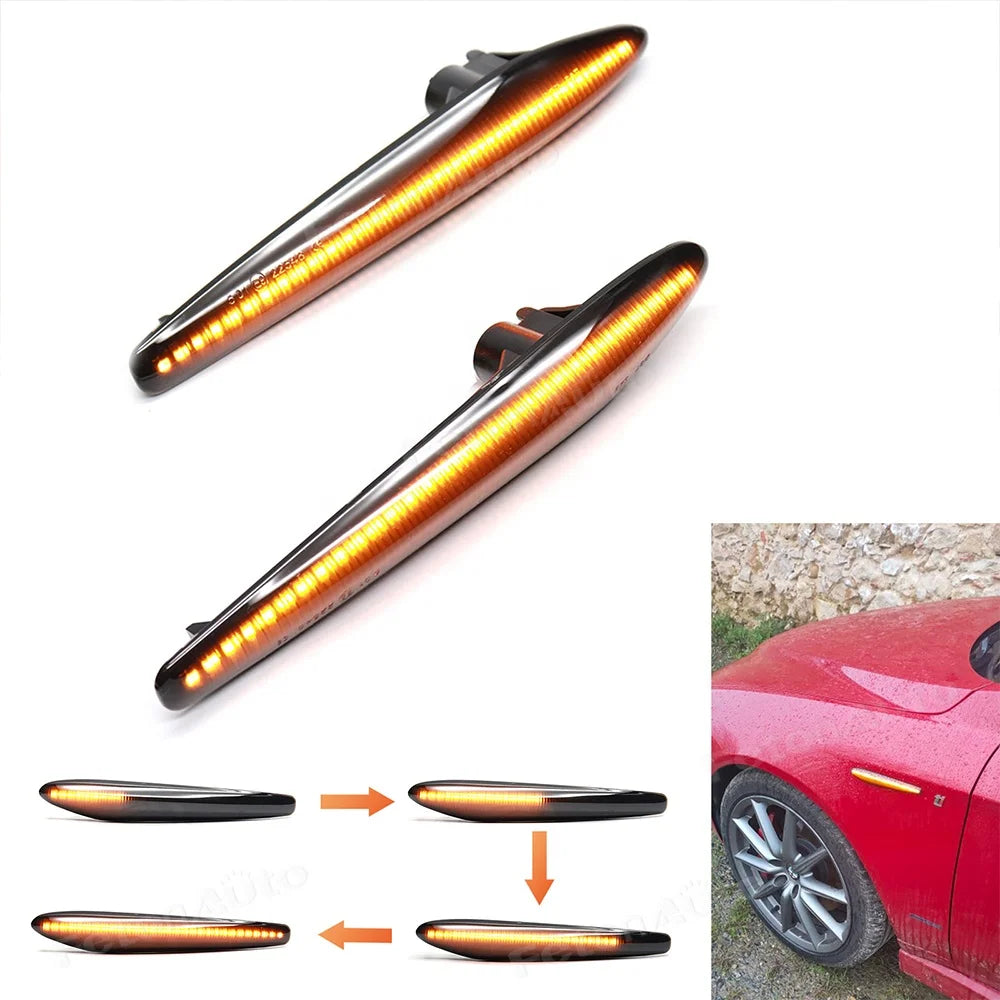 Dynamic LED Side Marker Lights for Alfa Romeo 159, Brera, Spider &amp; Sportwagon (Typ 939) – Sequential Turn Signal Indicators