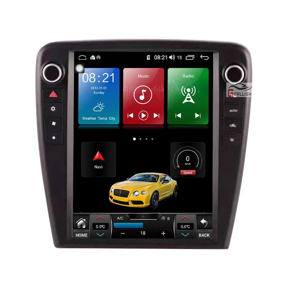 Android for Jaguar XJ XJL 2010-2018 Radio Stereo 12.1" Tesla Touch Screen Car DVD Player Multimedia GPS Navigation Head Unit