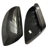 Couvercles de miroir en véritable fibre de carbone pour Audi A6 C8 / A7 / A7L / A8L / S6 – Amélioration premium des rétroviseurs latéraux