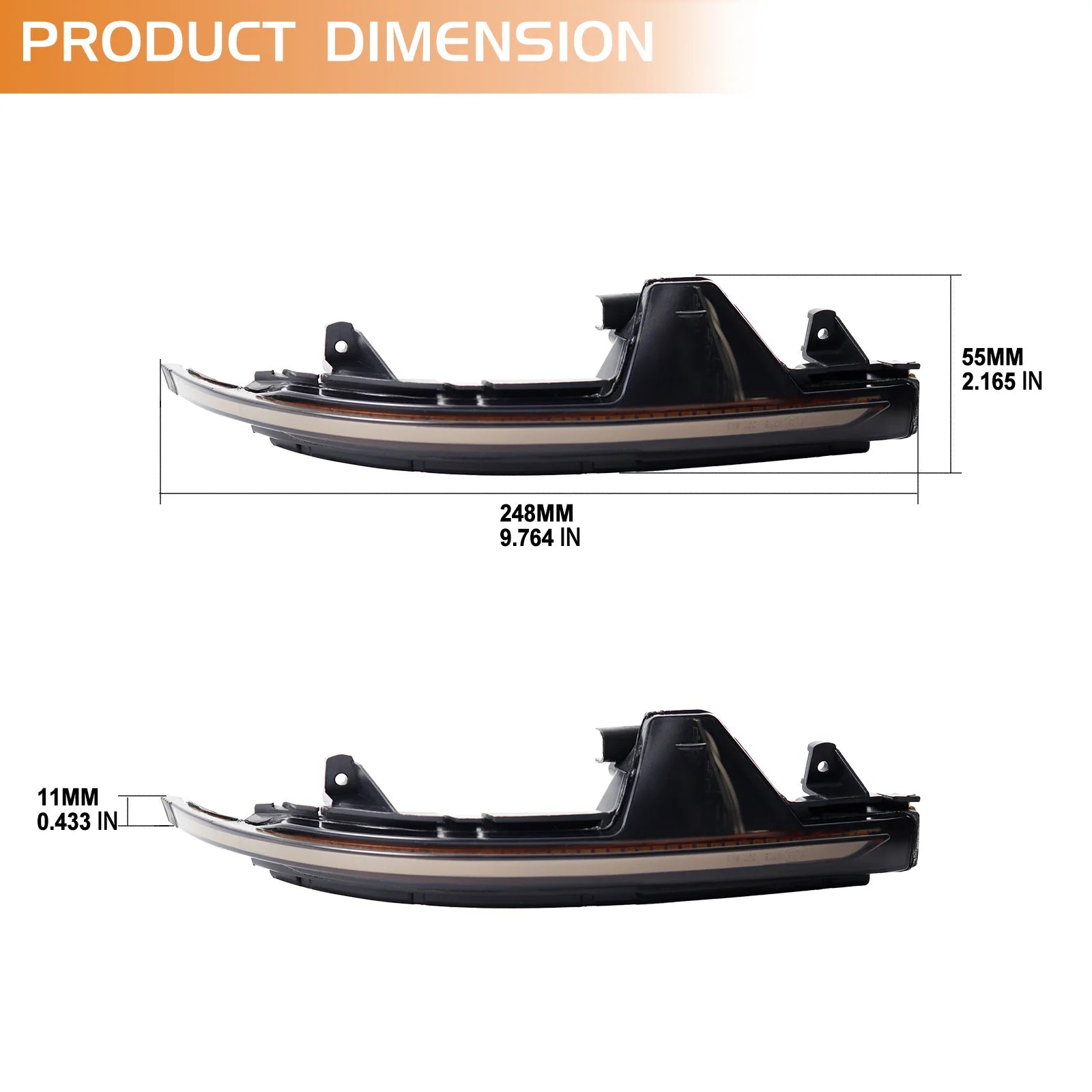 Dynamic Sequential Mirror Turn Signal Lights for Audi A7 / S7 / RS7 (2011–2017)