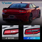 VLAND LED Tail Lights for Dodge Charger 2011-2014 with Sequential Turn Signals & Startup Animation