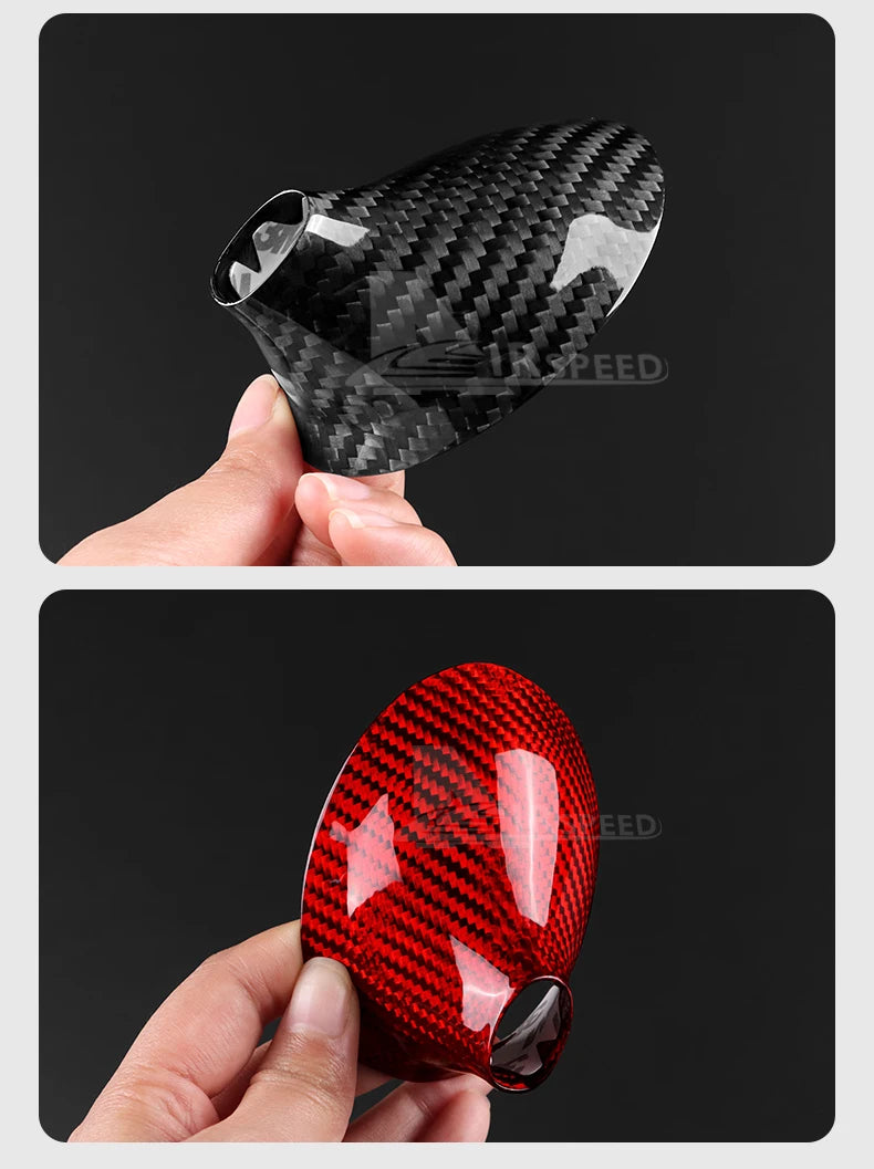 Real Carbon Fiber Shark Fin Antenna Cover for Fiat 500 &amp; Abarth 595 (2012–2023)