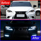 LED-Scheinwerfer für Lexus IS200 / IS250 / IS350 (2013–2016) – Lauflicht-Blinker, dynamische Startanimation