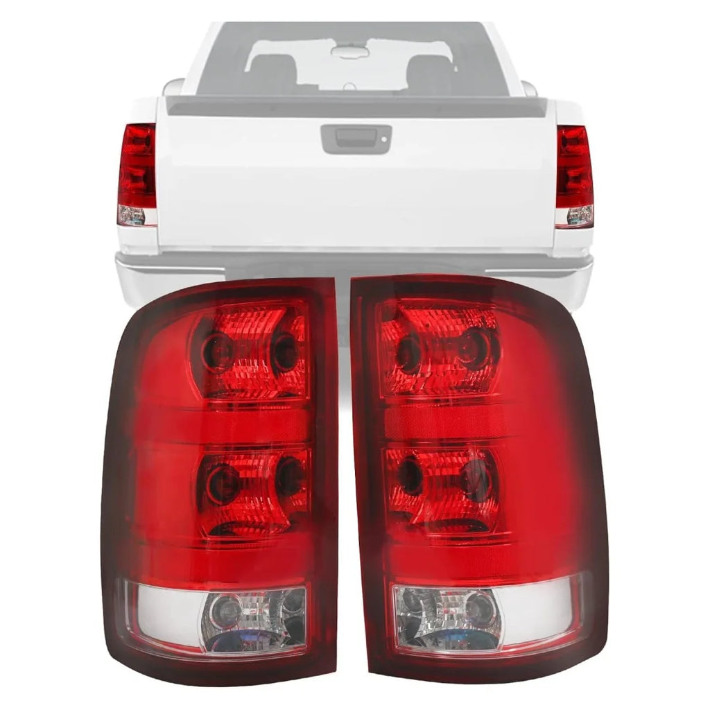 Halogen Tail Lights for GMC Sierra 2007-2013 – Left & Right Rear Light Assembly