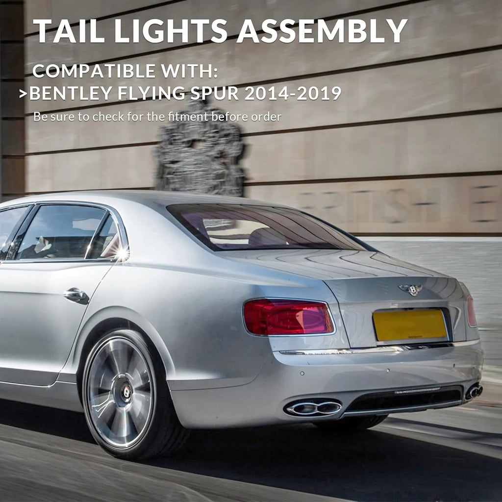 Tail Light Assembly for Bentley Flying Spur (2014–2019) – Rear Left &amp; Right Brake Lights