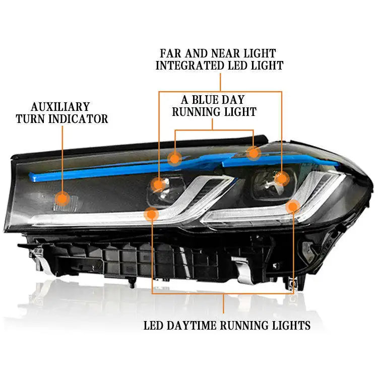 Headlight for BMW 5 Series G30 G31 F10 F90 M5 Facelift Led Lci Laser Assembly Headlamp