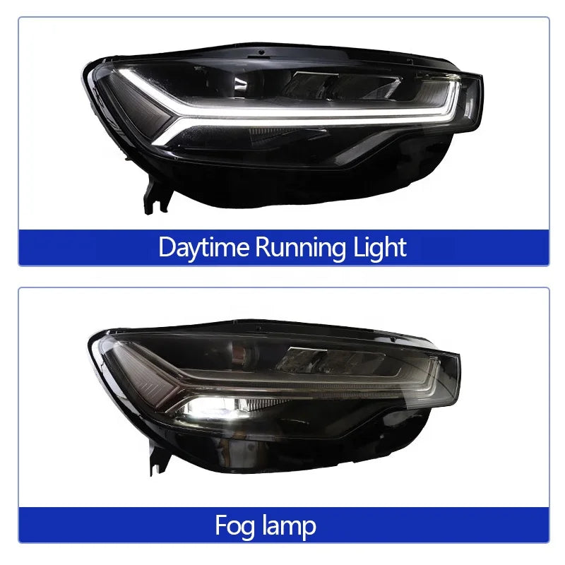 Front Headlight Assembly for Audi A6 / S6 C7 (2012–2015)