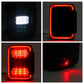 Smoked LED Tail Lights for Jeep Gladiator JT 2018-2024 – DRL, Sequential Turn Signals & Plug & Play Installation