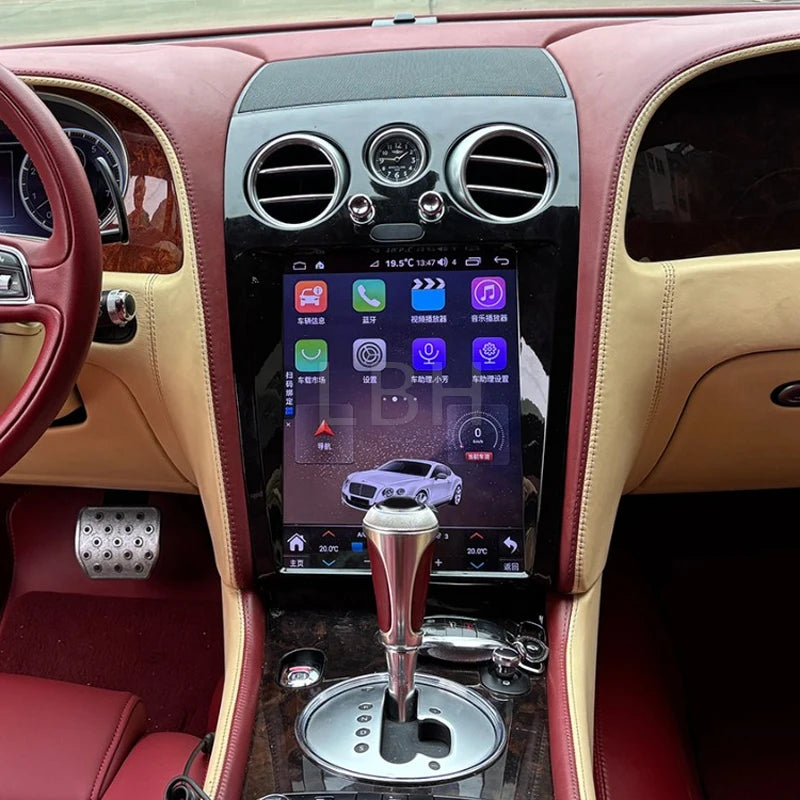 12.1" Android Multimedia System for Bentley Flying Spur &amp; Continental (2005–2019) | Wireless CarPlay, Android Auto &amp; GPS Navigation