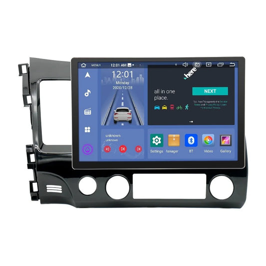 13.3" Android Car Stereo for Honda Civic 2006-2011 – Wireless CarPlay, GPS Navigation & Full HD Display