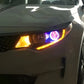 For 2016-2019 for KIA K5 High Quality LED Auto Projector Lens Headlight Assembly 6000k New Condition with Start Effect Accessory