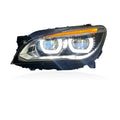Modified LED Headlight Assembly Angel Eye DRL for BMW 7 Series F01 F02 2009-2015 Projector