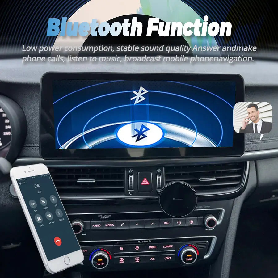 12.3inch Android 13 Screen for Kia Optima 2020 2017 2016 Stereo GPS Carplay Car Radio Multimedia Radio Video Player Navigation