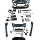 Abarth Style Front and Rear Bumper Body Kit for Fiat 500 (2011–2024) – Complete Conversion Kit with Grille &amp; Diffuser
