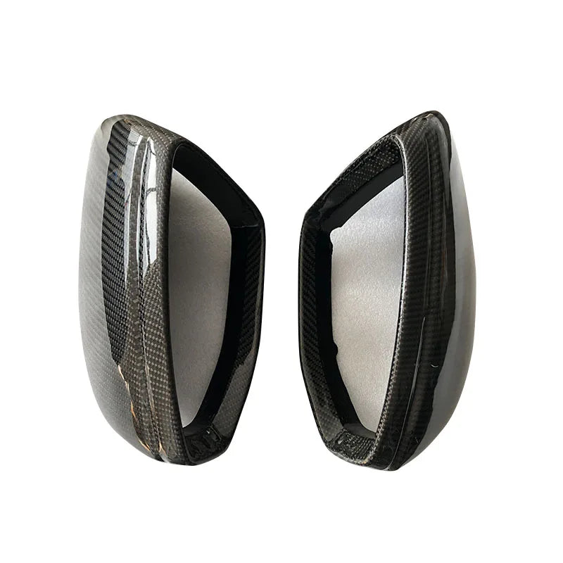 Real Carbon Fiber Mirror Covers for Audi A6 C8 / A7 / A7L / A8L / S6 – Premium Side Mirror Upgrade