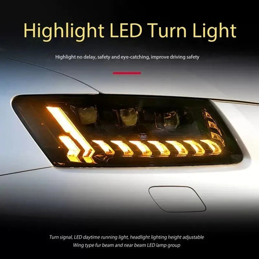 LED Headlights with DRL for Audi Q5 (2008–2018) – Premium Headlamp Upgrade