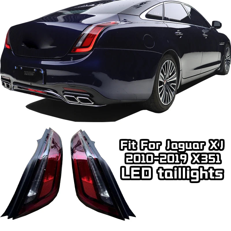 Fit for 2010-2019 Jaguar XJ X351 LED Taillights 2010 Upgrade 2019 LED Taillights with XJ X351