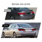 HCMOTIONZ LED-Rücklichter für Honda Accord 9. Generation 2013-2015 – Rauchglas-Rücklampenbaugruppe mit Tagfahrlicht