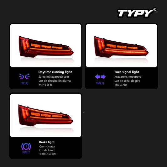 LED Taillights for Audi Q5 (2018–2024) – Premium Rear Light Upgrade