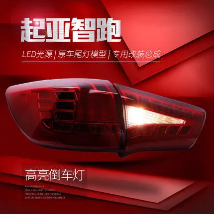 Modified LED Tail Lamp for Kia Sportage 2009-2014 Daytime Running and Brake Back Lights Enhanced Car Taillight