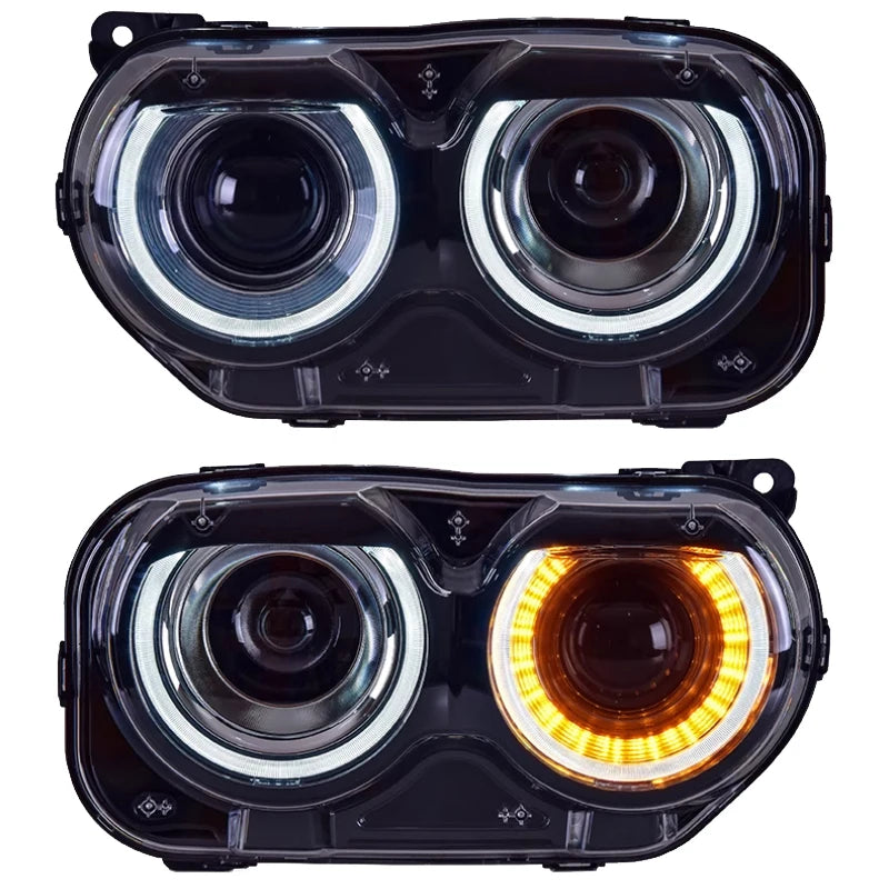LED Headlights for Dodge Challenger 2015-2016 – Plug & Play Upgrade with DRL