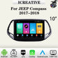 Car Radio Android for JEEP Compass 2017 2018 Multimedia Carplay Wireless Player Car Stereo Autoradio Head Unit Navigation GPS
