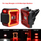 USA 12V Red LED Tail Lights Brake Lamp with Blind Spot Plug New Condition for Jeep Wrangler JL 2018-2024