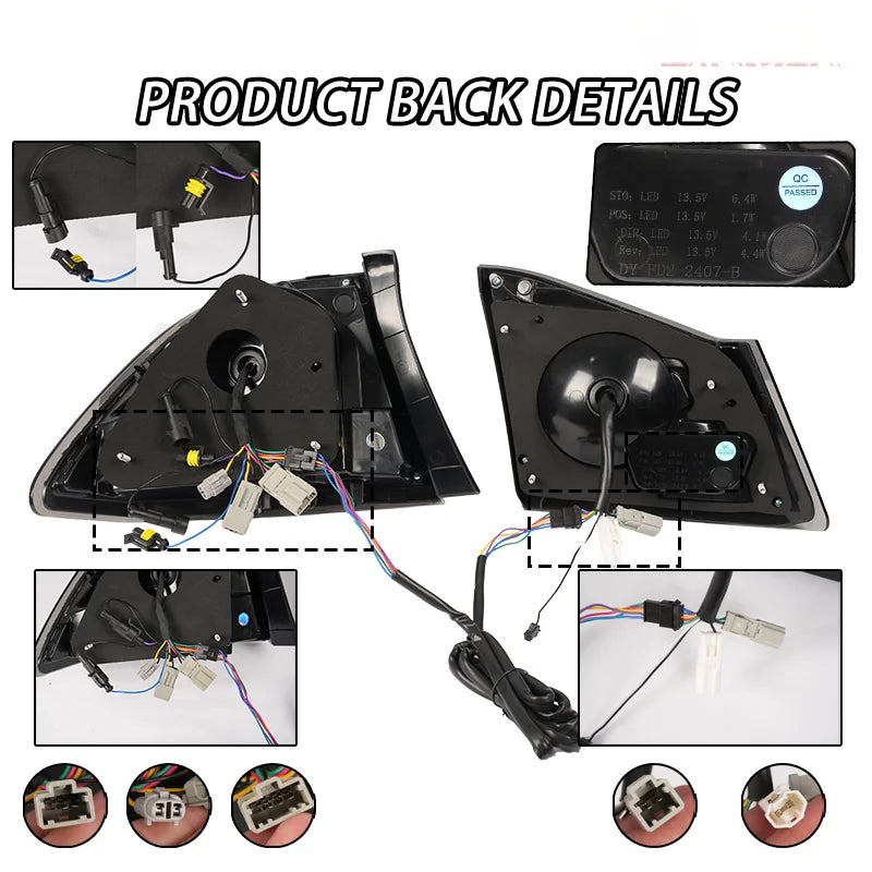 LED Dynamic Starry Sky Tail Lights for Honda Civic FD2 Type R & Mugen 2006-2012 – Premium Rear Light Upgrade