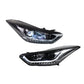 LED Headlight Assembly for Hyundai Elantra 2012-2016 – Bifocal Lens High-Performance Front Light Upgrade