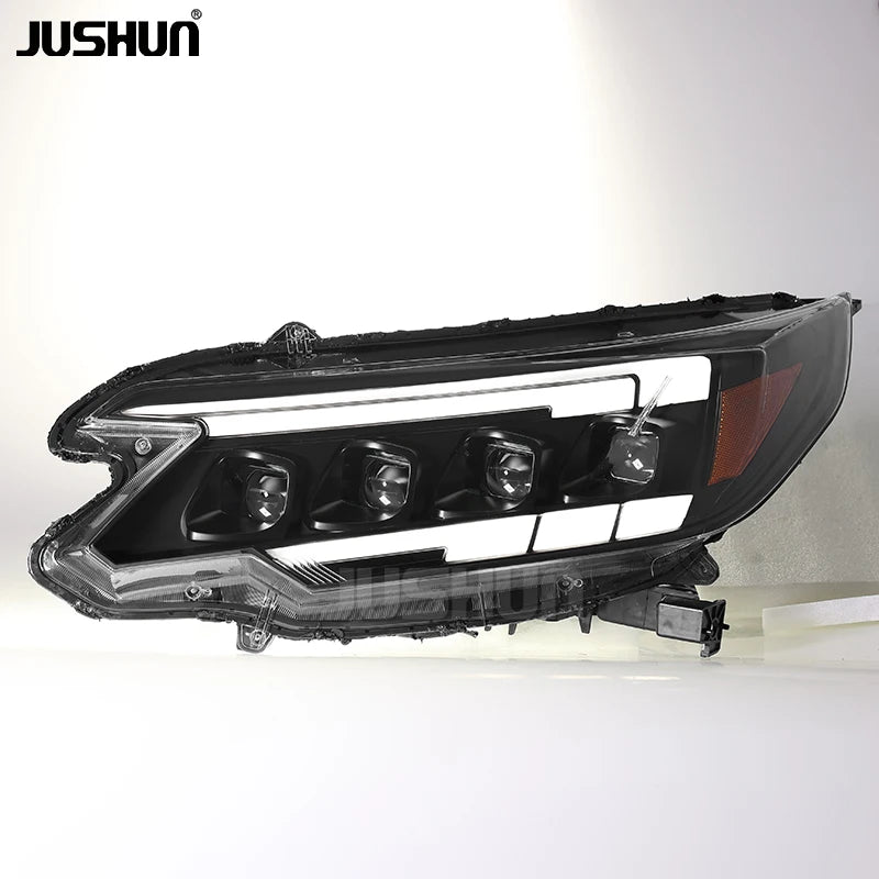 JUSHUN LED Headlights for Honda CR-V 2012-2014 – Projector Headlights with Daytime Running Lights