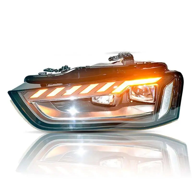 LED Headlights for Audi A4 B8 (2013–2016) – Projector Lens Headlamp with DRL &amp; Turn Signals