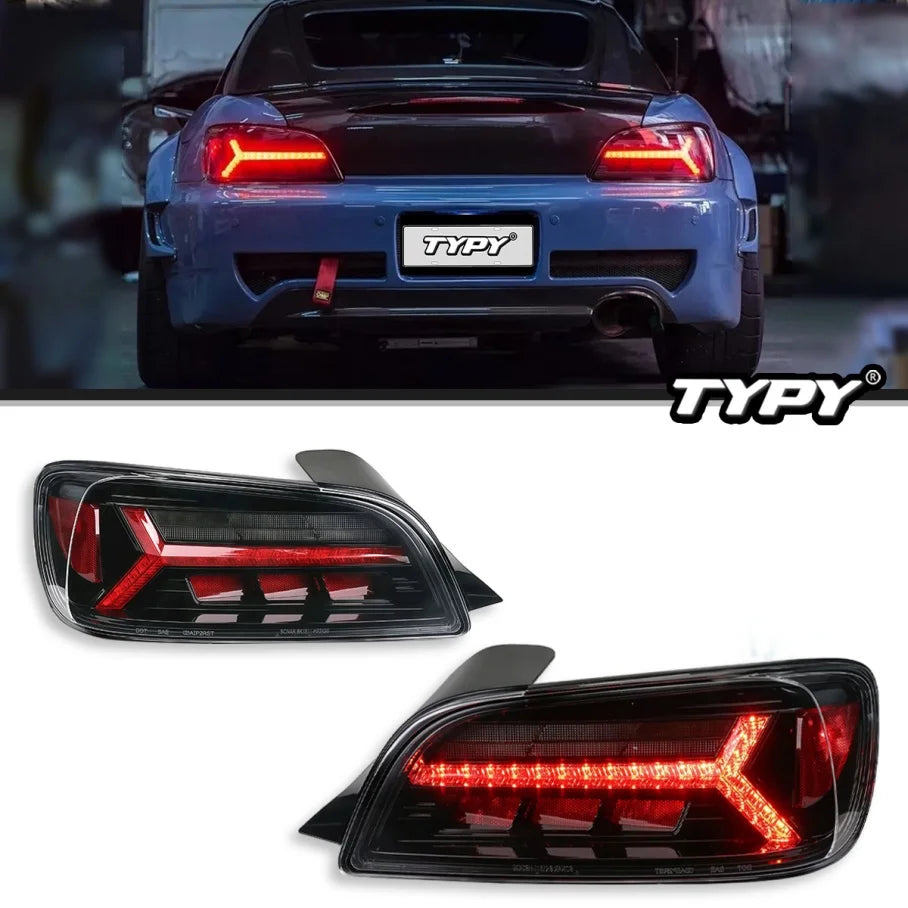 TYPY LED Tail Lights for Honda S2000 1999-2009 – Dynamic Sequential Turn Signals & Modern Rear Light Upgrade