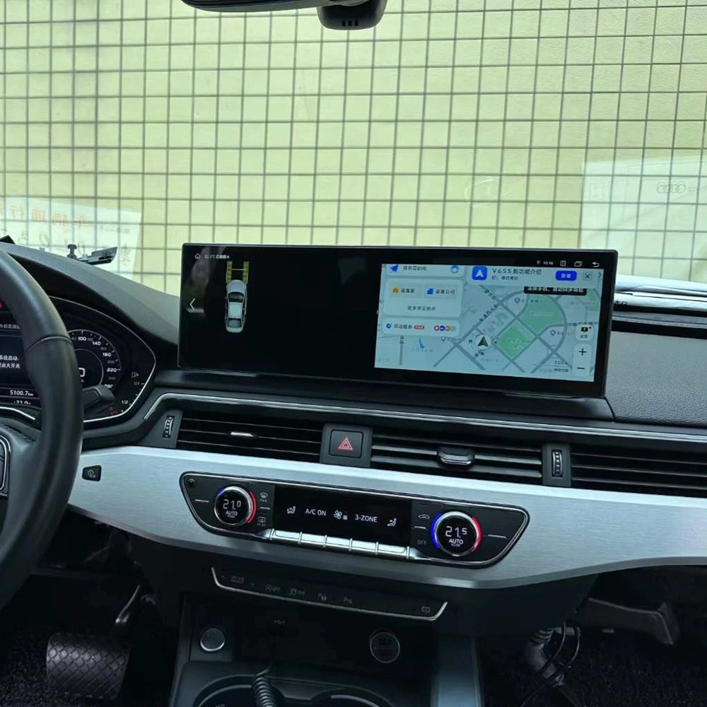 Lecteur DVD de voiture Android 13 avec écran tactile de 14,9 pouces pour Audi A4 A4L 2017-2019 Carplay Android Auto 4G WIFI GPS Navigation