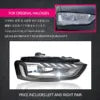 LED Headlights for Audi A4 B8 (2013–2016) – Projector Lens Headlamp with DRL &amp; Turn Signals
