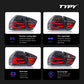 LED Tail Lights for BMW 3 Series E90 (2005–2008)