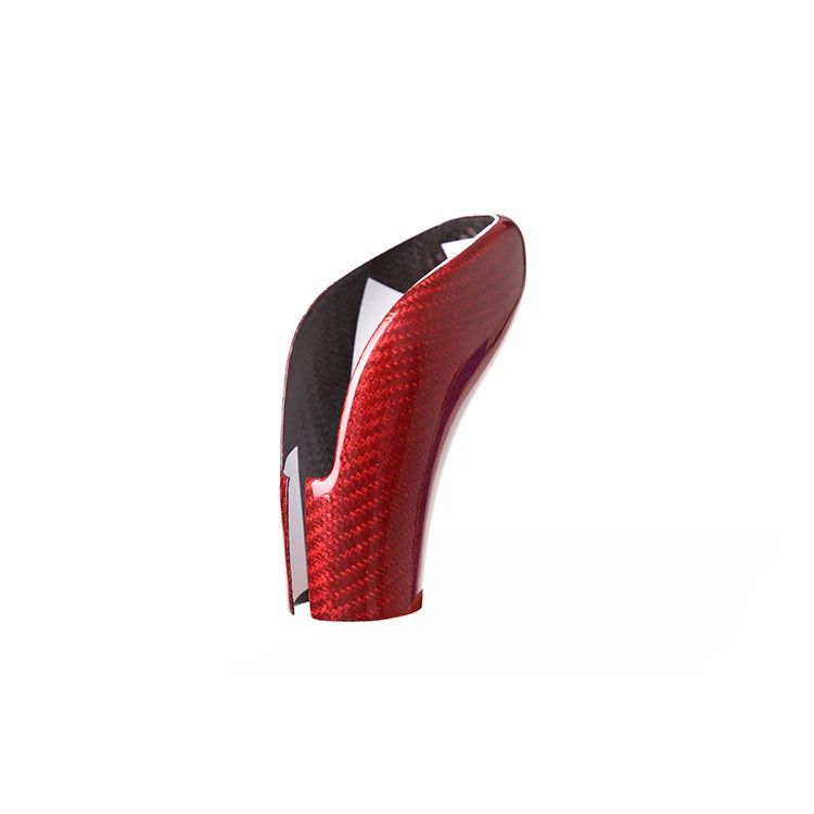 Real Dry Carbon Fiber Gear Shift Cover for Alfa Romeo Giulia &amp; Stelvio (2020–2023)