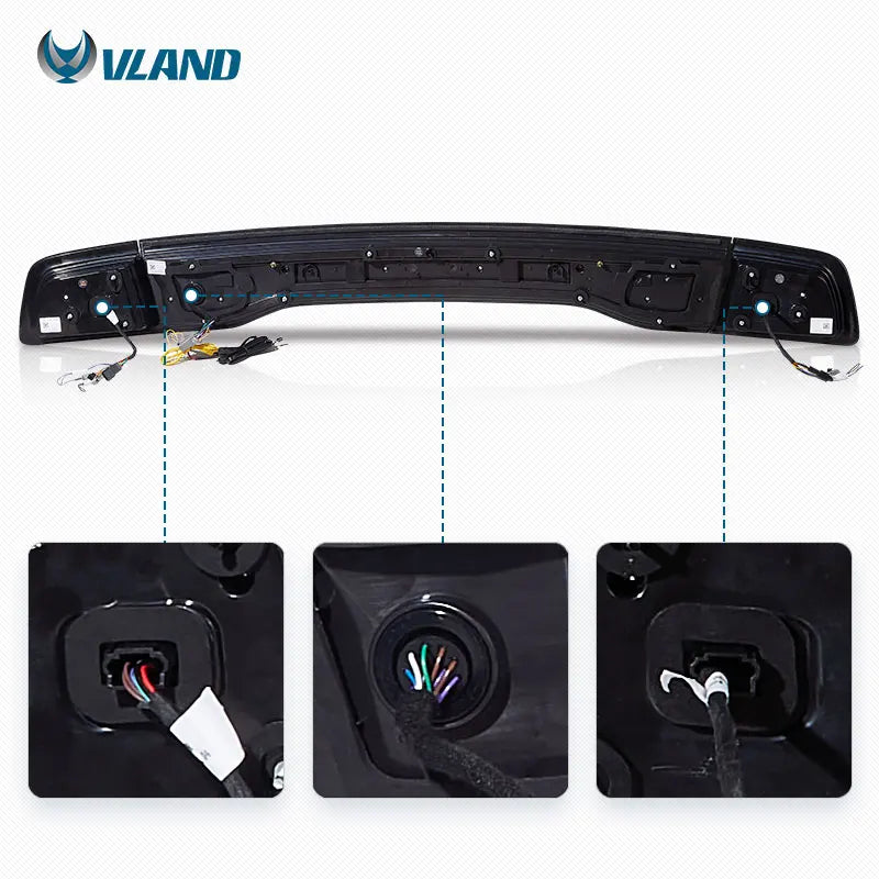 VLAND LED Tail Lights for Dodge Charger 2011-2014 with Sequential Turn Signals & Startup Animation
