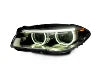 Angel Eyes F10 Headlights Assy for BMW 10-17 F10/F18 Headlights Upgraded to 5 Series Angel Eyes LED Daily Running Lights