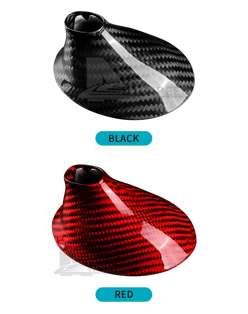 Real Carbon Fiber Shark Fin Antenna Cover for Fiat 500 &amp; Abarth 595 (2012–2023)