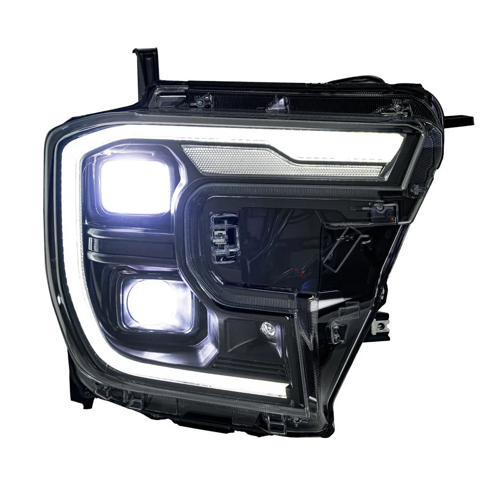 LED Headlight Assembly Upgrade with DRL &amp; Sequential Turn Signal for Ford Ranger Raptor 2022-2024