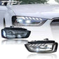 Phare à LED pour Audi A4 B8 (2013–2016) – Phare à lentille projecteur avec feux de jour et clignotants