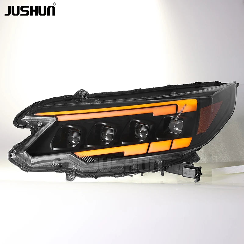 JUSHUN LED Headlights for Honda CR-V 2012-2014 – Projector Headlights with Daytime Running Lights