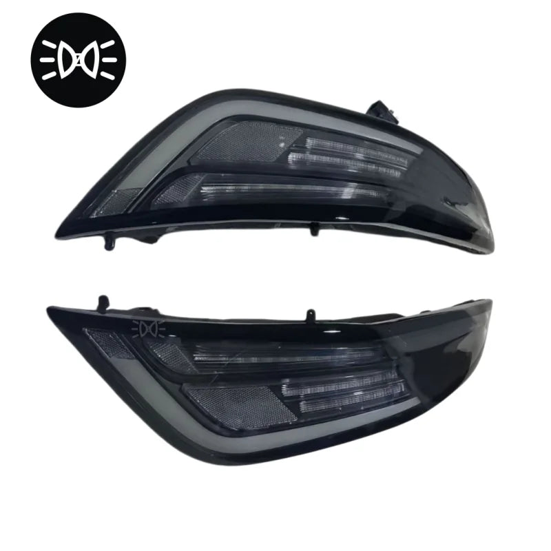 ZWENJIN Transparent Black Taillights for Jaguar XJL - Fully Functional, Plug and Play